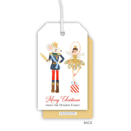 King and Sugar Plum Fairy Hanging Gift Tags